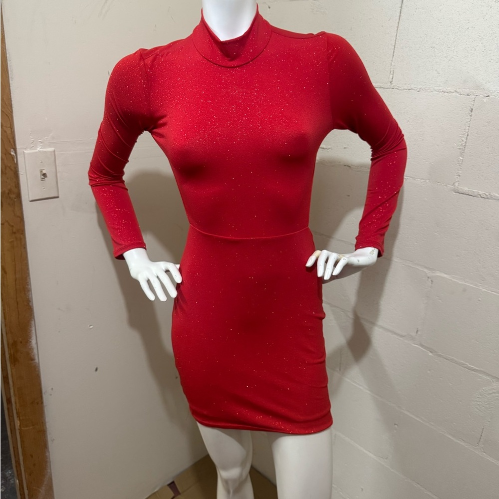 Stylish Red Women's Dress